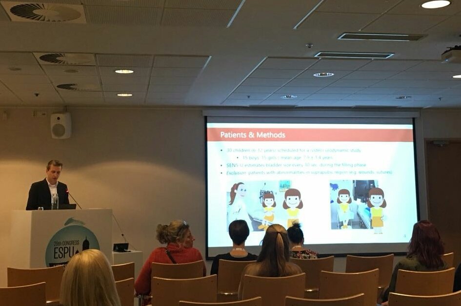 Today I presented the results of the #sensu bladder sensor at the <a href="/ESPUorg/">ESPU</a> congress in Helsinki!