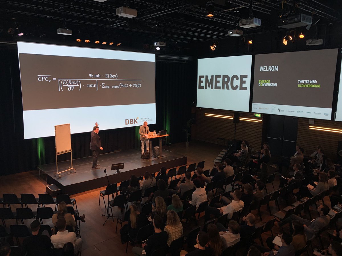 scheltemeinsma's tweet photo. Knallen samen met @sinds1998 op EMERCE Conversion 2018. Leuke sessie over Data driven Brain focused #conversion18 https://t.co/uRJyrj4PXU