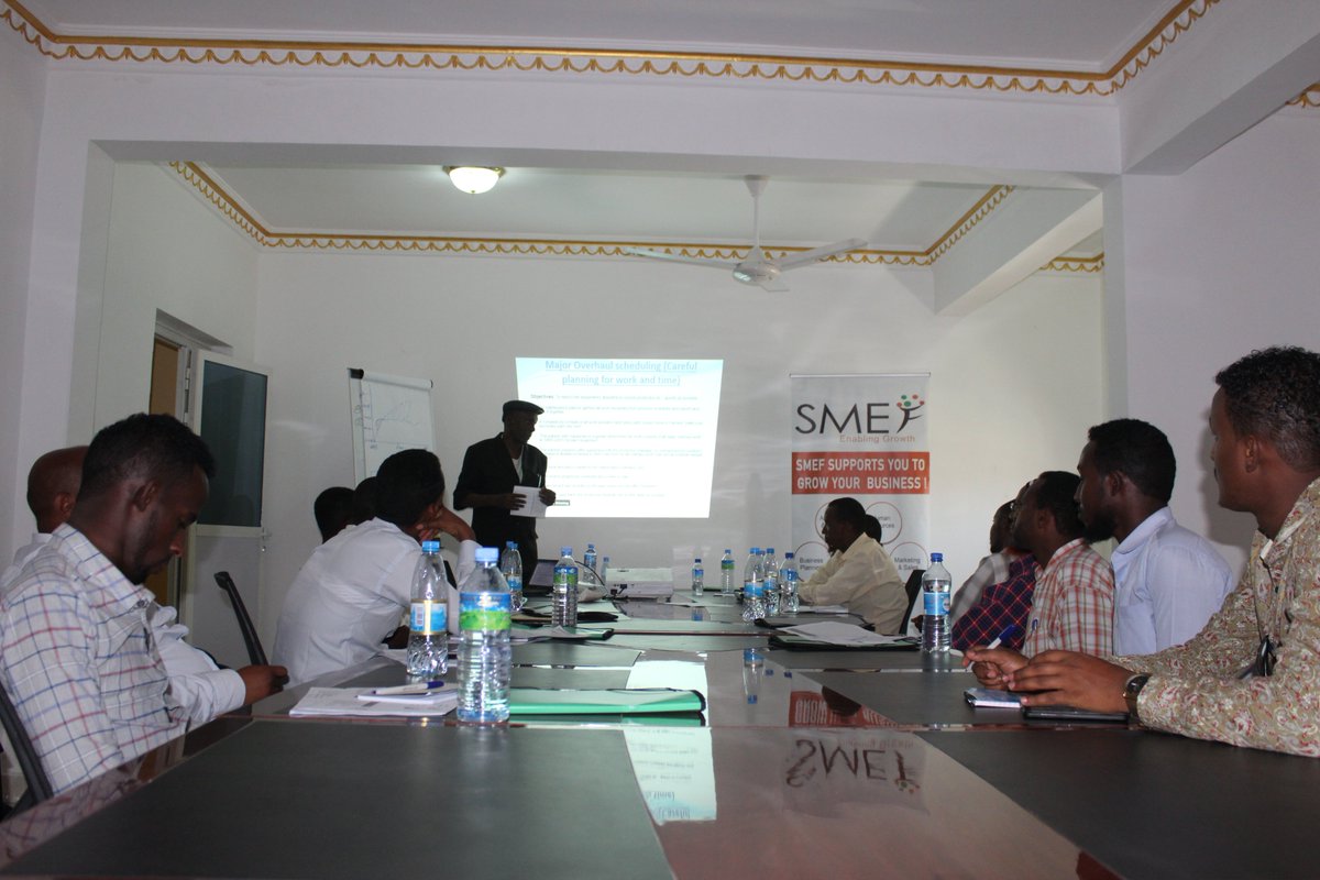SmeFacility's tweet photo. @SmeFacility delivered "Manufacturing Processes Standardisation  Training" for 10 manufacturing enterprises. Examples of international  and local companies has been shared. Recipient companies will develop  "Production Standards" for their companies for high quality products. https://t.co/E7BpDB7lHb