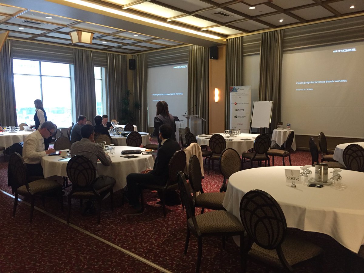 CarlBates's tweet image. About to begin with @eomontreal @EntrepreneurOrg #HighPerformanceBoards