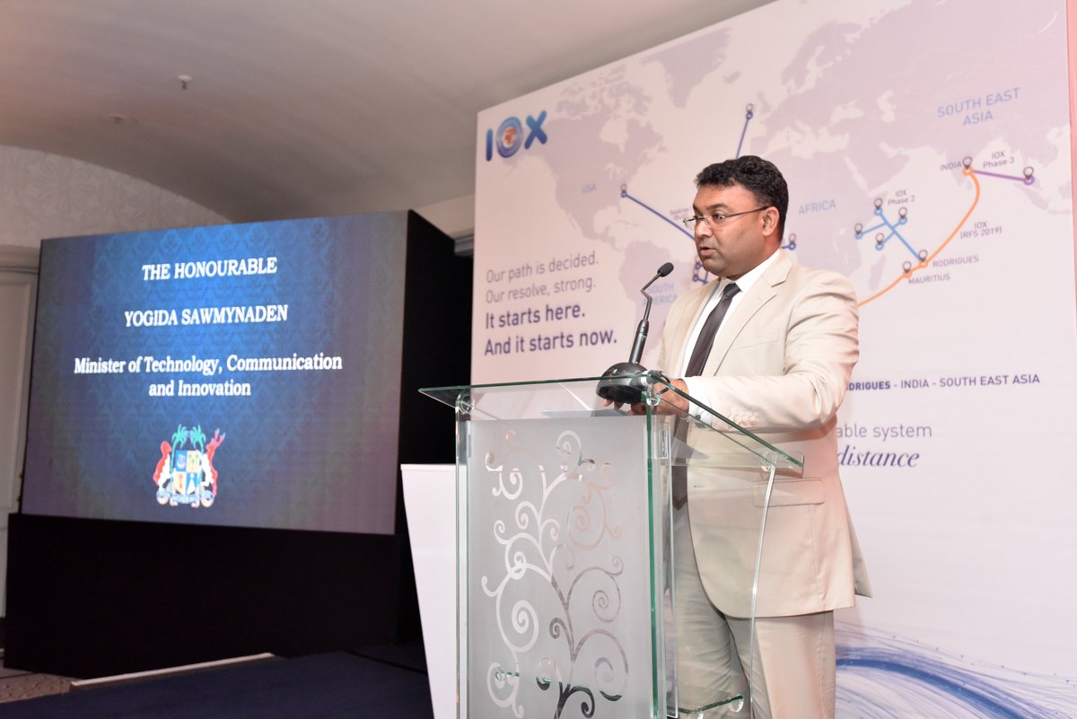 IOX_Mauritius's tweet photo. 09.04.2018 marks the commencement of work for IOX Cable Ltd.
Here's a glimpse of of the IOX Commencement Ceremony.
#ioxcable #commencementofwork #submarinesurvey #submarinecable #submarine #internet #iot #ai #technology #development #mauritius
#paradiseisland #digitalhub #Telecom https://t.co/BbgHuvLWm1