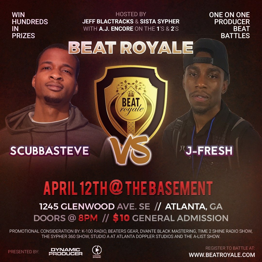 Stephen100m's tweet photo. Its time to show everyone who Scubbasteve is. Tonight I compete in Atl. Stay tuned #beatroyale https://t.co/3ZHD5nTOec