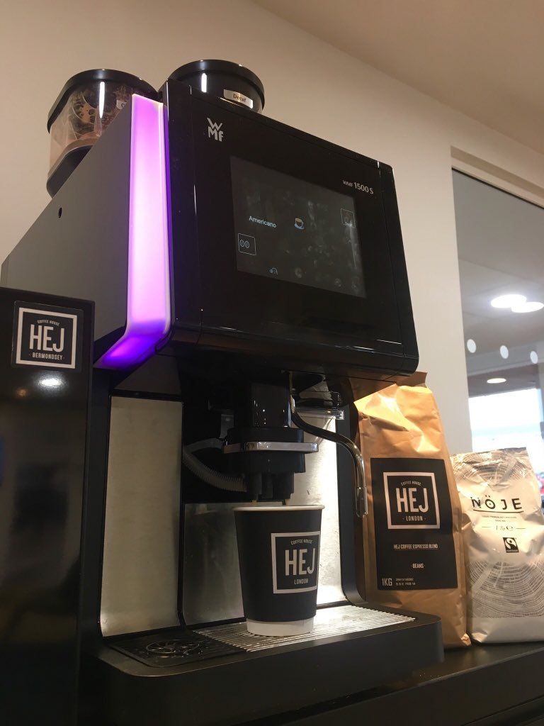 JeffreyBarnacle's tweet photo. Had some fun today installing @WMFUK 1500 so now all the customers of @VolvoCarUK can enjoy amazing artisan @HEJCoffee and @NojeCocoa @volvocarspoole #sayhellotohej #volvo #wmf #artisiancoffee #noje #luxuryhotchocolate https://t.co/810oOIzGUE