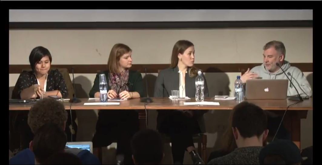 marziabona's tweet image. Great panel at #ijf18 &quot;My job is what? The rise of bridge roles in newsrooms&quot;. Asking myself a lot to explain my grandma, no answer yet, lots of bridges in #EdjNet. 
👏👏👏for this women-only panel!