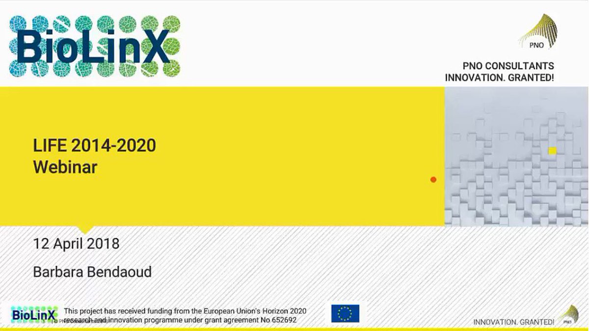Are you looking for an opportunity to fund the first implementation of a #biobased and environmental-friendly technology, process or product? And did you miss out on our #webinar on the EU #LIFE programme this morning? You can (re)watch it via youtube.com/embed/hUW2rAEf…