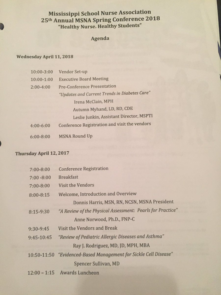 DonnisLou's tweet photo. #MSNA25 @MS_SchoolNurses 1st full day of learning #4studenthealth about to begin ‼️ https://t.co/n68an4Fl3c