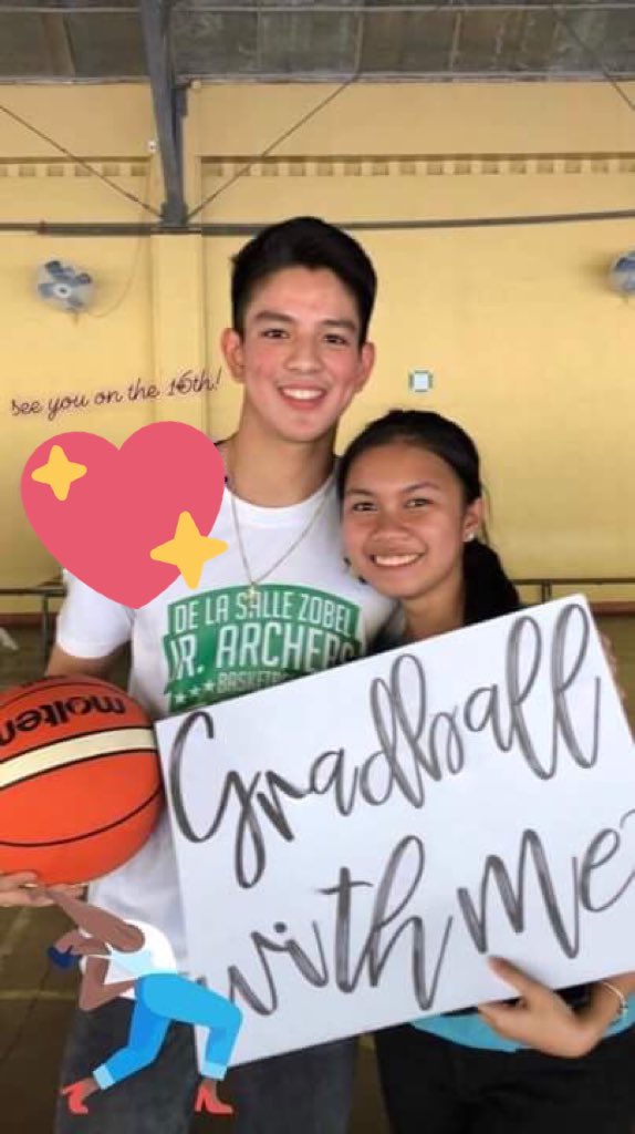 GradBallComm18's tweet photo. Congrats @_inaregala and @prince_carlos5! Have fun gradballin’ 🏀💕 https://t.co/RagZVwVXLJ