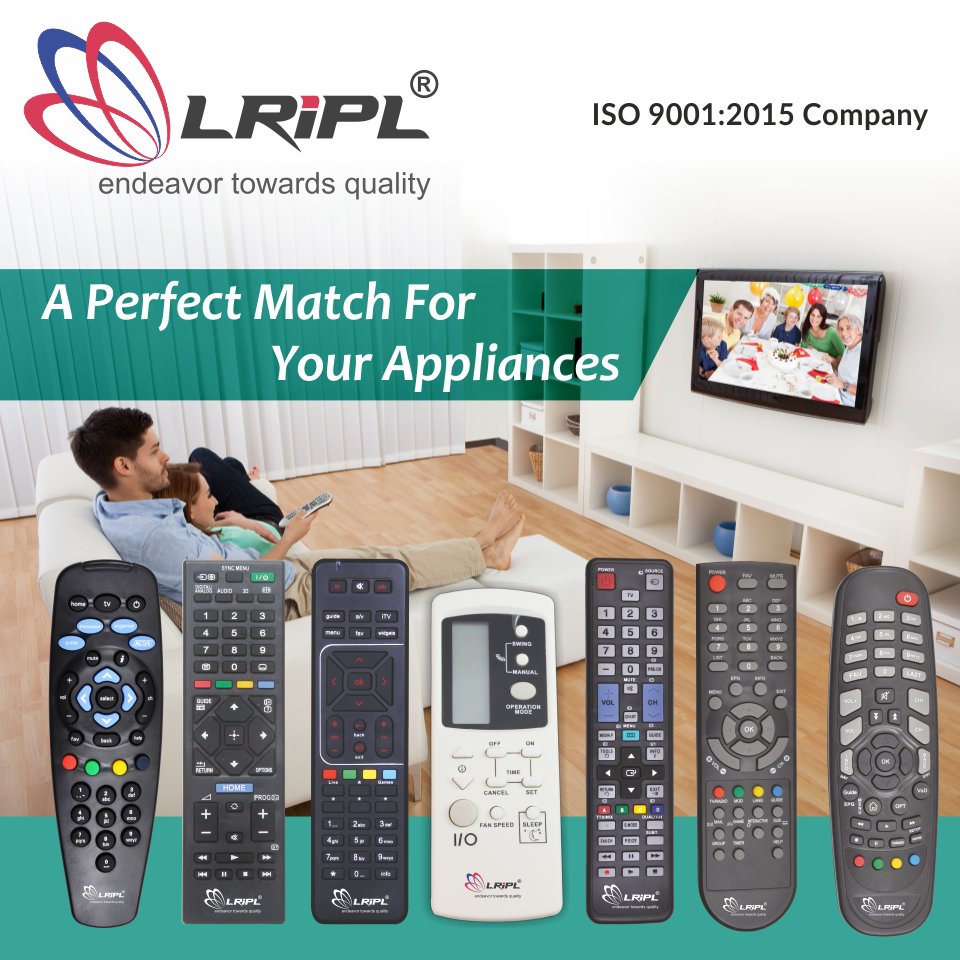 If your remote is giving you trouble, Just switch to #LRIPL_Remote and enjoy uninterrupted entertainment. #QualityProducts #No1Brand #MadeInIndia #STBRemote #DTHRemote #ACRemote #LEDRemote #DVDRemote #HomeTheatreRemote