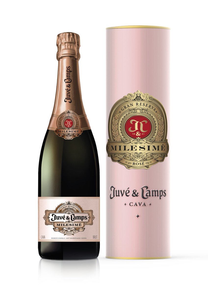 juveycamps's tweet photo. Con mucha ilusión, presentamos el nuevo cava Milesimé Rosé.  Este monovarietal de pinot noir refuerza nuestra apuesta por las largas crianzas y los cavas de prestigio. #JuvéStories https://t.co/DBJJBQQvJR
