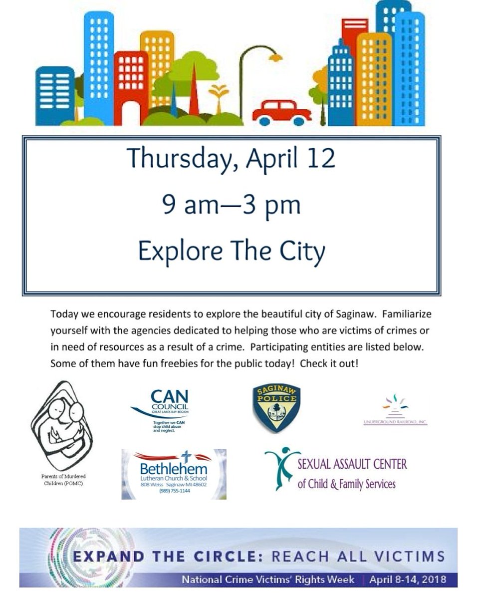 UnitVictim's tweet photo. Today we'll be posting photos from this event while staff goes around to various agencies participating. Check it out!
#saginawncvrw #ncvrw #expandthecircle #reachallvictims #youarenotalone https://t.co/uhBaT6JFPC