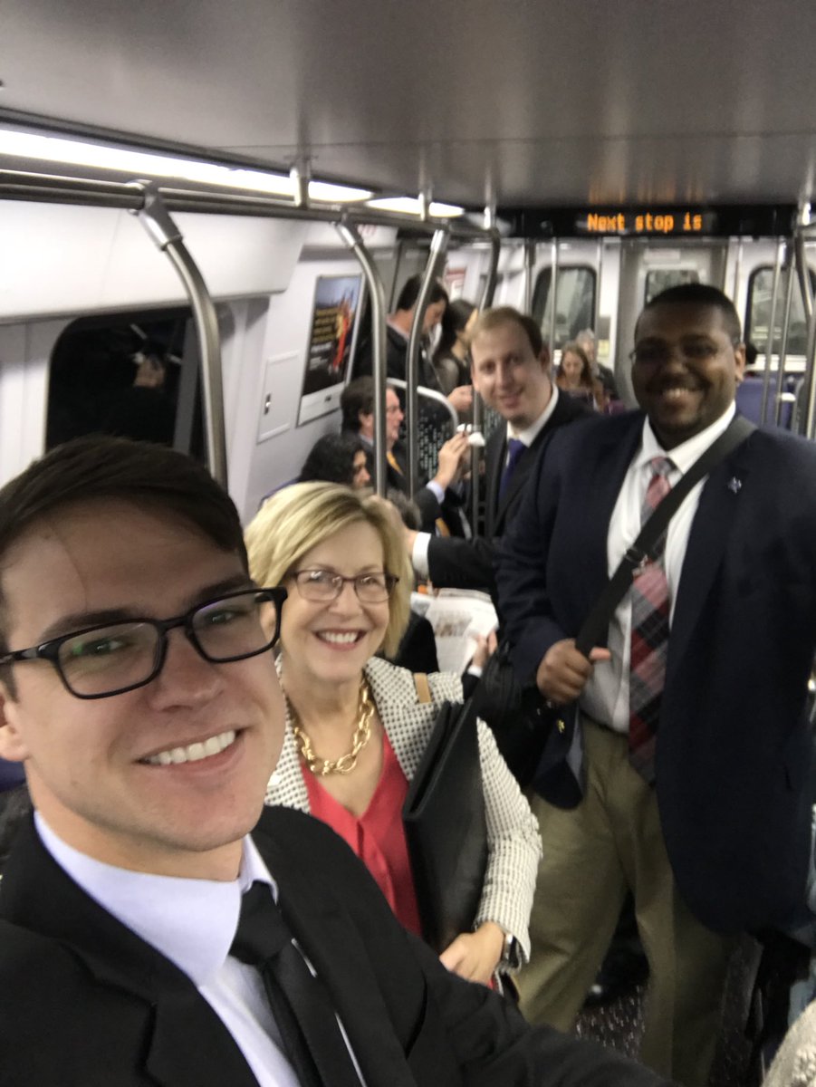 TX/PA group is on the metro! #ASBMBHillDay @WDBaritoneT