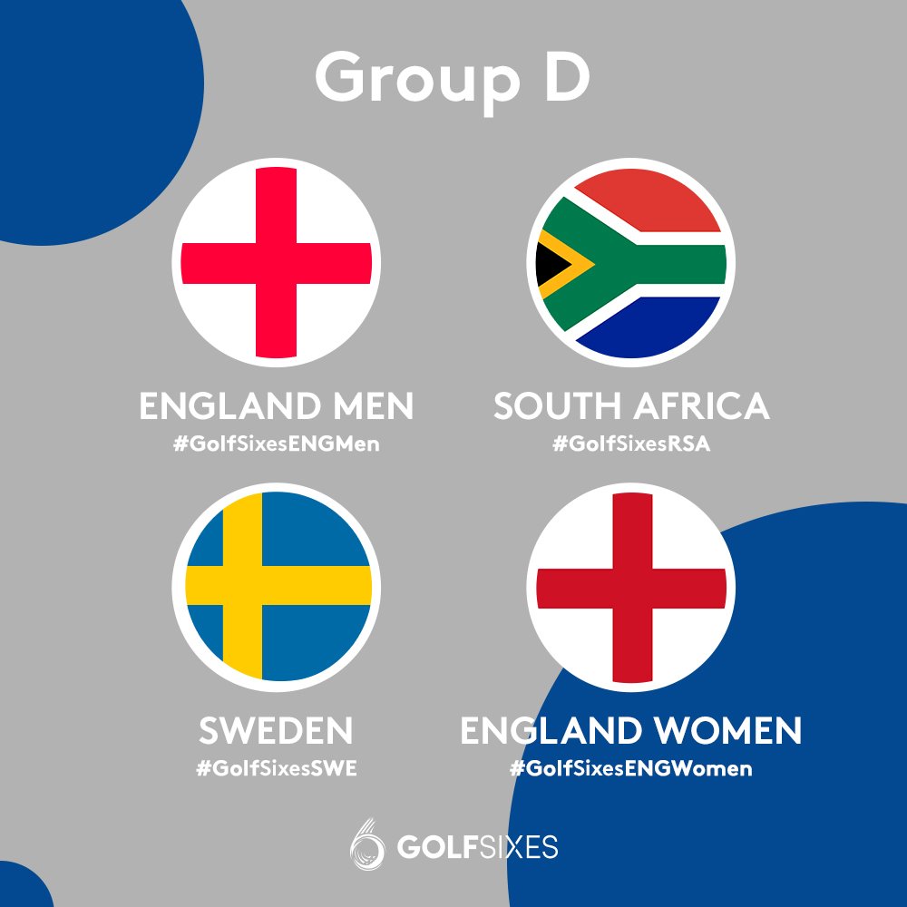 GolfSixes's tweet photo. 🚨 GROUPS ANNOUNCEMENT 🚨  

Here's how the teams will look for the opening day of the #GolfSixes 🎉 https://t.co/Do2CTVz8Nj