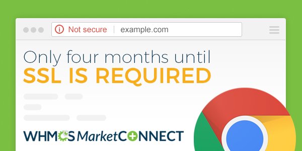 Only four months to go before Google will launch Chrome 68, in our latest blog we go in depth on how this affects websites with no SSL and how you can help your customers be prepared for this change. blog.whmcs.com/133457/only-4-…