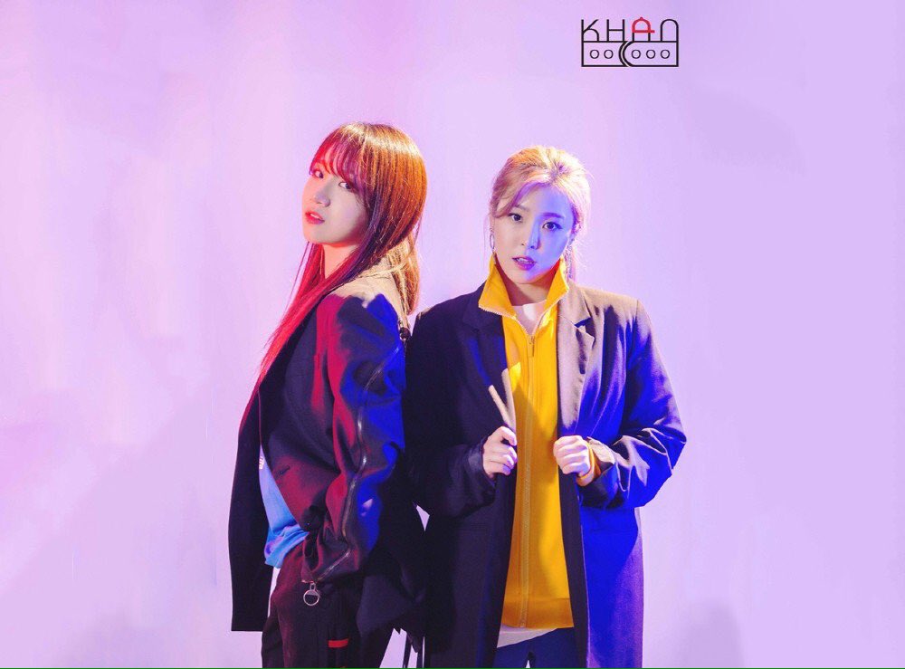 brazilkorea's tweet photo. #Euna_Kim e #Jeon_Min_Ju do #THE_ARK reunem-se para a unit Khan! 😮👏🏻 https://t.co/gNyLfyWVNa