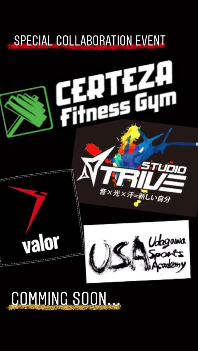 CertezaFitnessG's tweet photo. みなさんこんばんは!
ゴールデンウィークの予定は決まりましたか?
関東・関西
lesmills特化型スタジオが合同のスペシャルコラボイベントを実施します!
詳細は近日中にアップ致します!
乞うご期待!
#certezafitnessgym #studiotrive #valor #UdagawaSportsAcademy #LESMILLS #GW https://t.co/rC7zCocMOM
