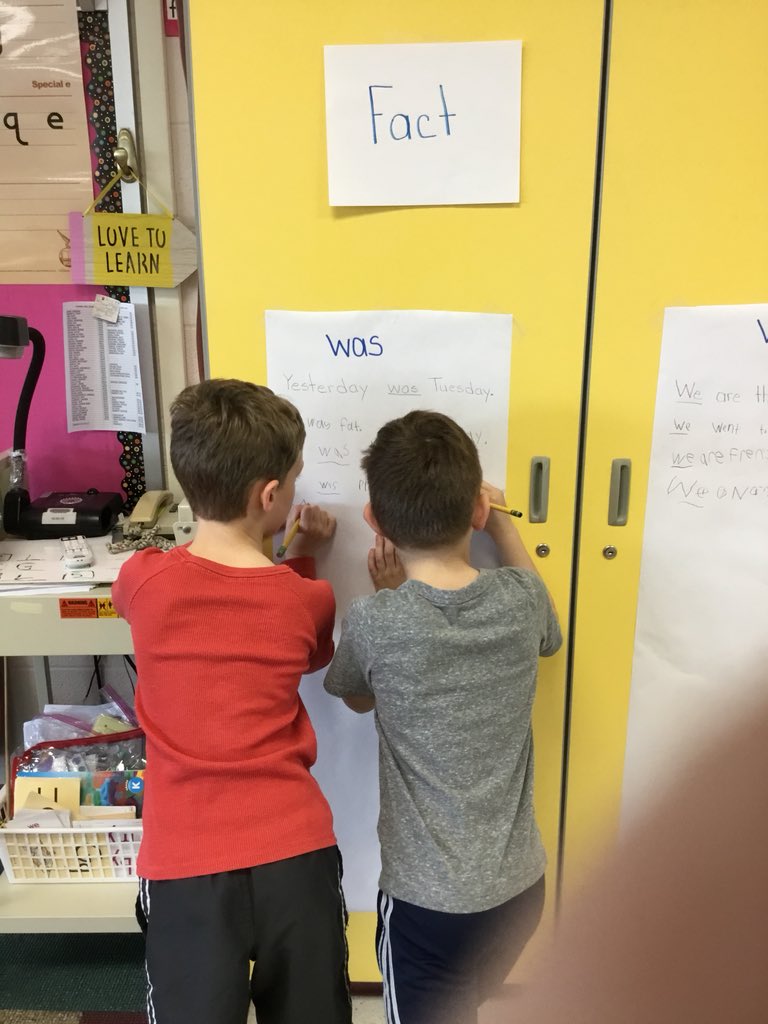 Our fast finishers are busy using trick words in sentences on our writing wall. <a href="/CopperHillES/">Copper Hill</a> <a href="/FlemRarSchools/">FlemRarSchools</a>
