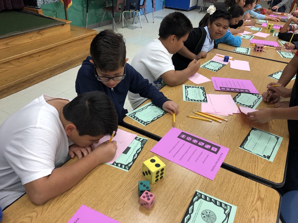 CCE ICs hosting a standards based Game Day for 4th graders today! #BISDWeCoach #BISDbig8