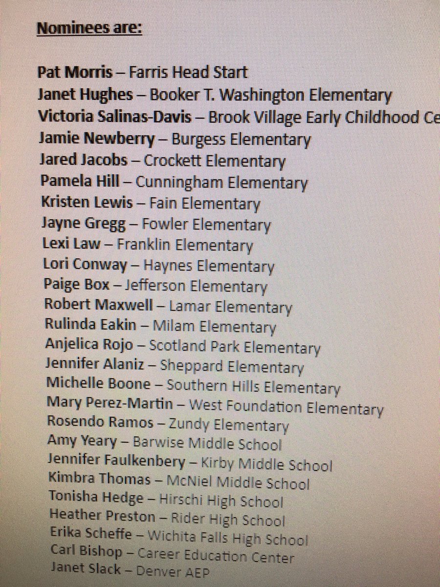 Wichita Falls ISD tweet media