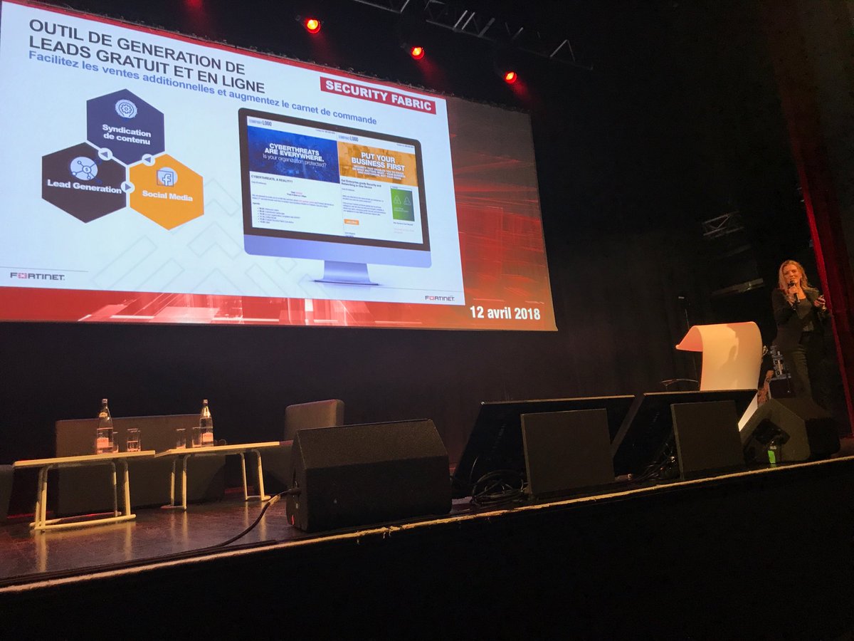 Fortinet partner conference in Paris. Great venue