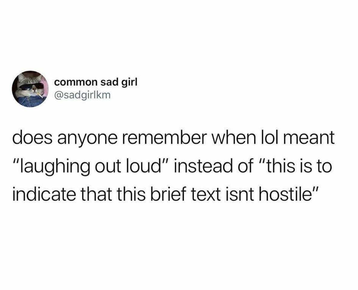 MensHumor's tweet photo. It’s amazing the difference between getting the text “yeah” and “yeah lol” https://t.co/mMt1wjo1vw