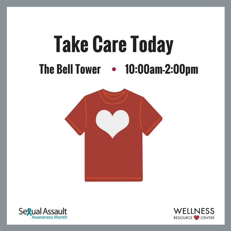 Please take care of yourself when around the Bell Tower today - We will be displaying The Clothesline Project - a visual display bearing witness to many forms of interpersonal violence. 

Services and resources will be available and can also be found at sites.temple.edu/walktu/campus-…