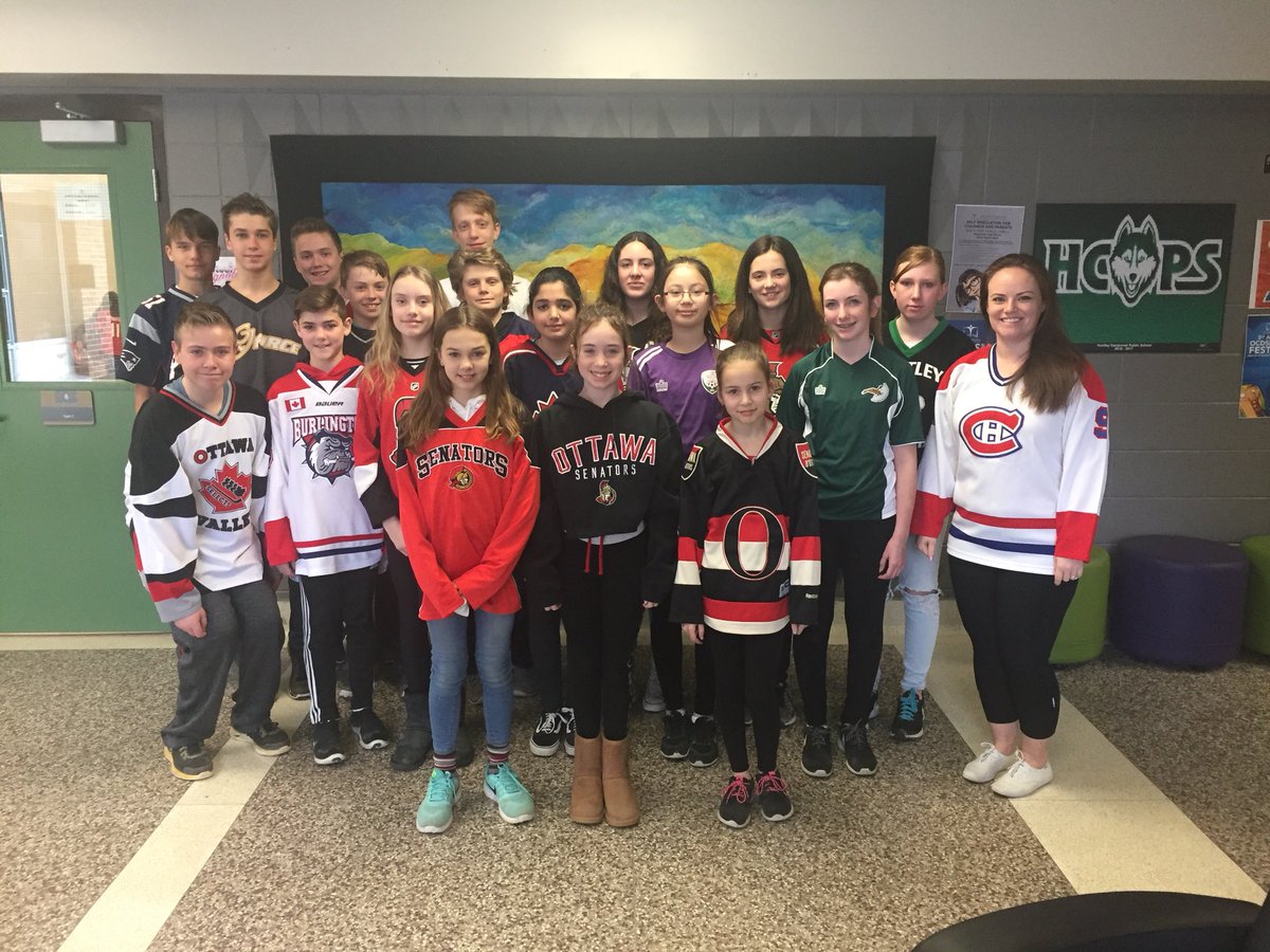 MmeDougherty's tweet photo. We support the #HumboldtBroncos
#jerseysforhumbolt 

@HCentennialPS @OCDSB https://t.co/uGLH00ZxbC
