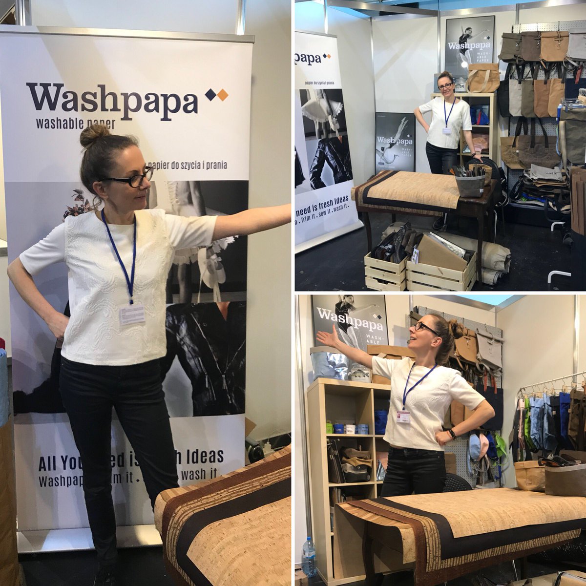 Washpapa_PL's tweet photo. BALTIC Fashion in Riga #washablepaper #washpapa #fair #papier https://t.co/XqCAiTejGw