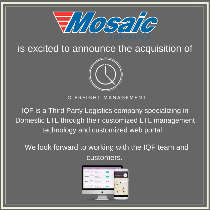 Mosaic Logistics Inc (@mosaiclogistics) on Twitter photo 