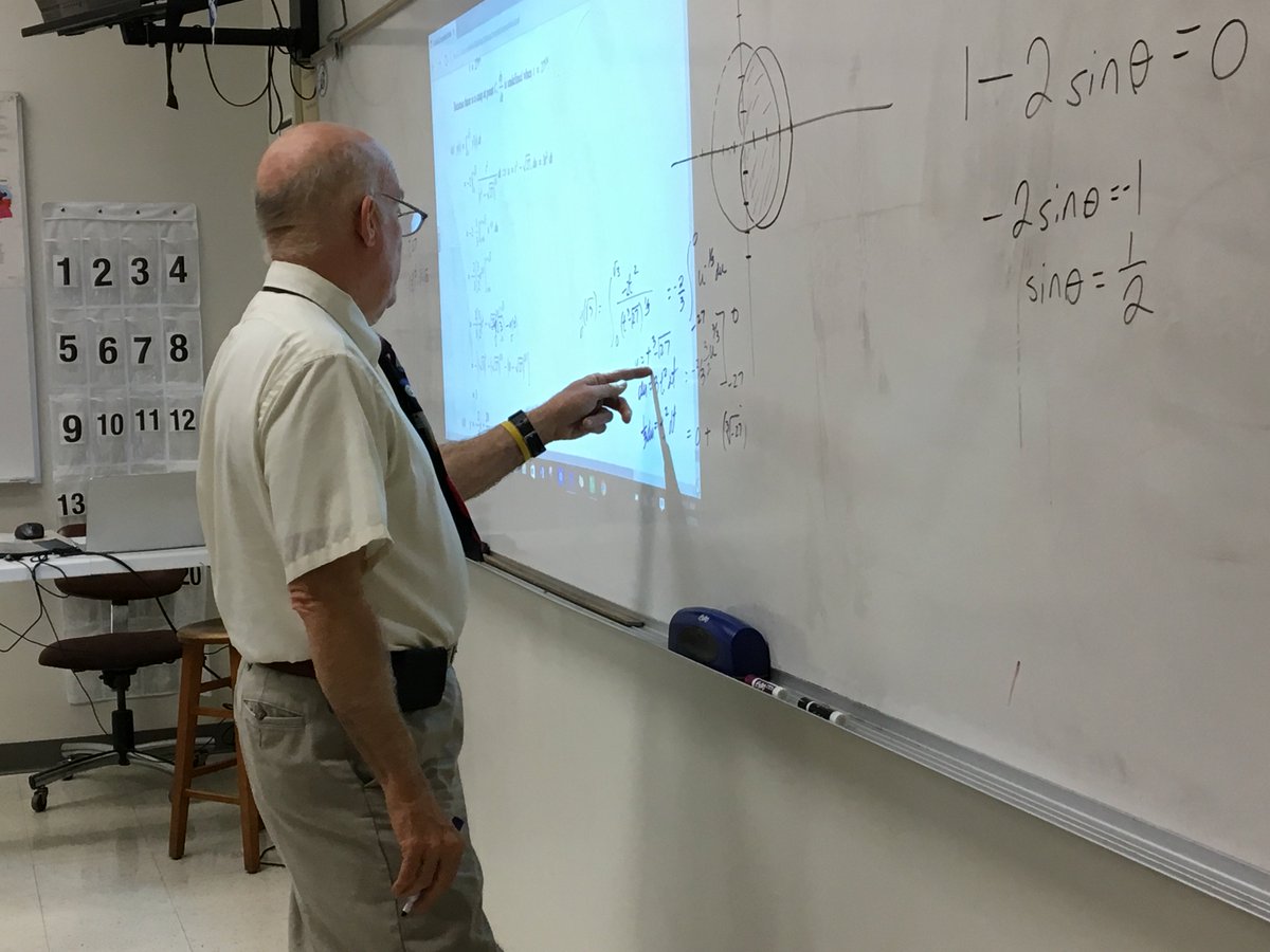 ecghighschool's tweet photo. The legend at work. #rocketrod #math #calculus #Hilltoppers https://t.co/C1aGl72VhP