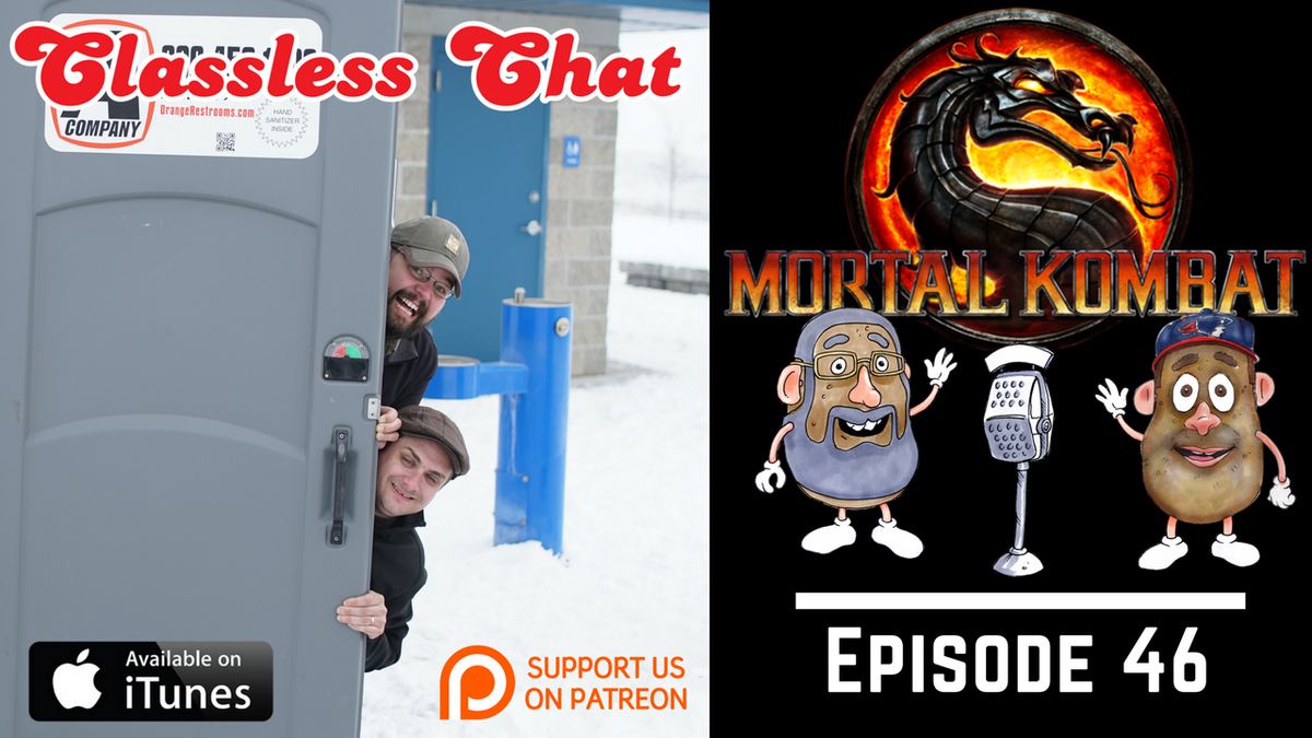 ClasslessChat's tweet photo. This week's show is Queen of the Midwest with #MortalKombat! The guys talk about #condomsnorting, slapping people with #pizza, movies from 1995 and more! #PodernFamily #Underdogpods
#YouTube - https://t.co/gQu54doDOX
#iTunes - https://t.co/n6cvAH3o9P https://t.co/425XQ8jDzW