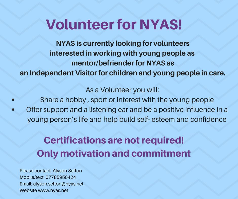 BGCWales's tweet photo. Give it a go and volunteer for @NYASServices ! 100% of fun guaranteed 🤗 https://t.co/v7GGfyu5sJ