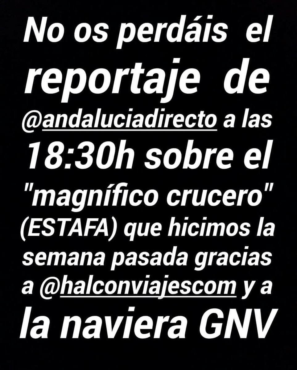 JesscaMc's tweet photo. @adirecto q el mundo vea donde nos han metido durante una semana y como nos han estafado gracias a @halconviajes https://t.co/6XumLfYAIp