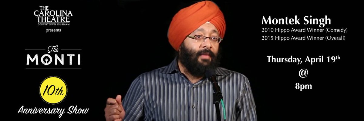 Don't miss Montek Singh at our 10th Anniversary show!  Singh has been a part of The Monti scene since the beginning, his ability to make us laugh while telling serious stories about sometimes feeling disenfranchised in America makes him one of our most iconic voices.