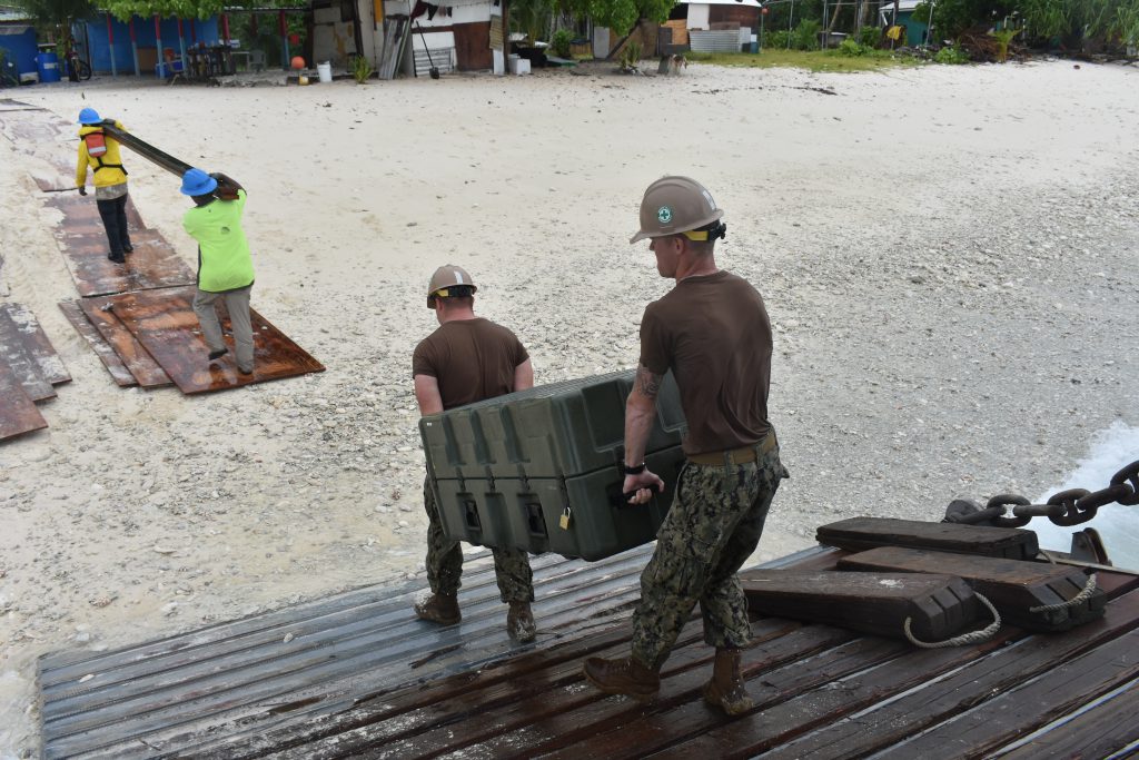 NMCB11 Provides Fresh Water In the Marshall Islands. Read the story at go.usa.gov/xQTGk. #seabee