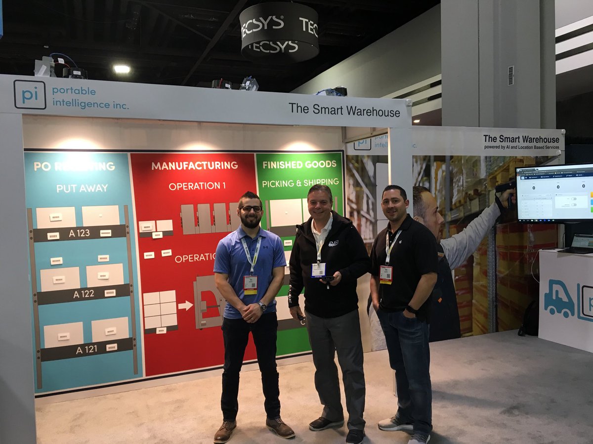 Final day at Modex shout out to the show organizers.  Booked for next year in Chicago at Promat.