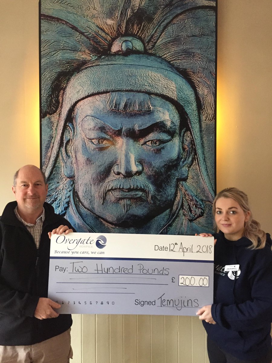 SamOvergate's tweet image. Thank you @TemujinHX for raising £200.00 by raffling one of our Easter Hampers, great effort!