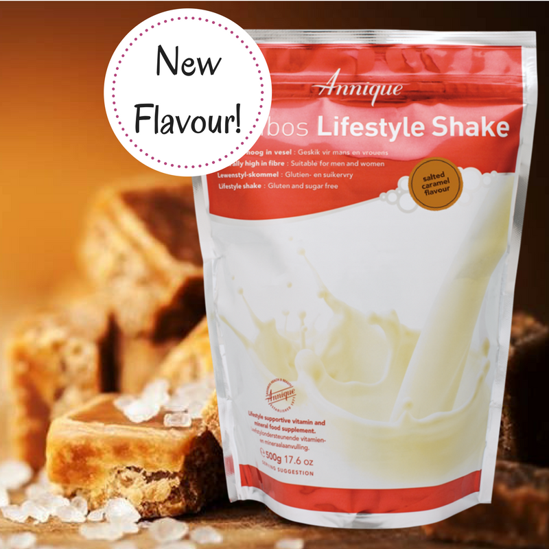 Have you tried our new Salted Caramel Lifestyle Shake? Salted Caramel's rise as a flavour has been amazing. The flavour combination made its successful run from rarefied Parisian pastry shops to American stores and then throughout the world. Order yours now! #Annique #Rooibos
