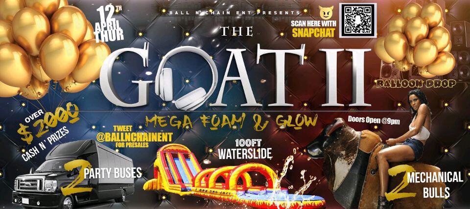 BallNChainENT's tweet photo. TONIGHT THE MAIN EVENT BEGINS
22000 Fairground Rd Hempstead Tx 77445 9:00pm bring money
WILL YOU
Shake In Foamππ€ΈββοΈ
Slide down a Water Slideπ¦
Ride the Bull π
Catch Money from the Sky π΅π°
Eat a Funnel Cake ππΏ
OR DO ALL 5 πππππ
#PVGOAT2 #PVSpringfest2K18 #THEGOAT2 https://t.co/7mjRg89vxK