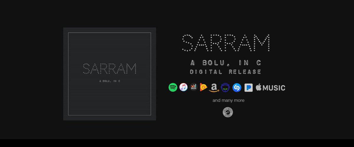 talkaboutrec's tweet photo. SARRAM "A Bolu in C" Digital Release.
Available in all the main Digital Stores from now.
#Sarram #ambient #darkambient #drone #postrock https://t.co/46CEYAq4QX