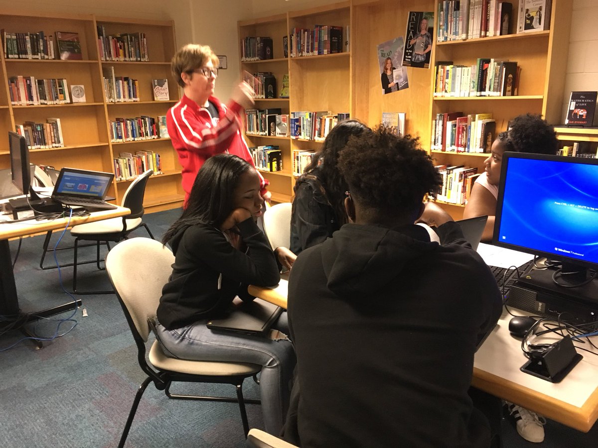 Ms. Warren’s history students shivered in The Cold War during a BreakOut in the MBK Library.