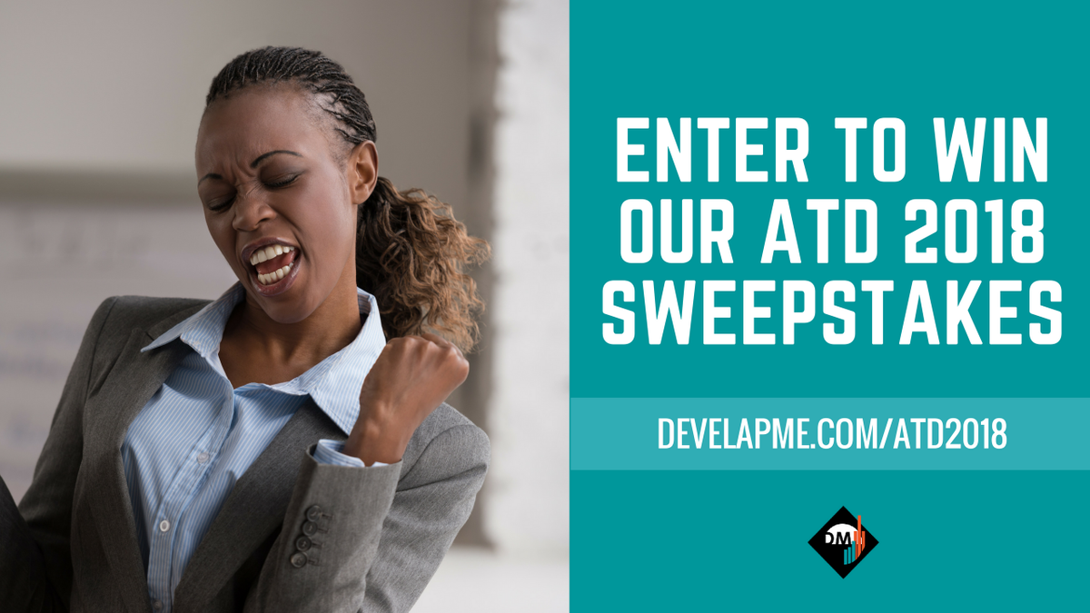 develapme's tweet photo. @atd 2018 is less than 4 weeks away, enter to win our ATD 2018 sweepstakes today: https://t.co/XpCfKPLKrl @atdsalesenable #SalesEnablement #SalesTraining #SalesCompetency #SalesCoaching #SalesManagement #TalentDevelopment #Sales #Training https://t.co/ayLQ6nbOeY