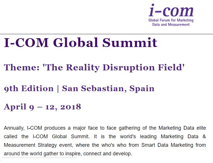 audiweb_it's tweet photo. Si conclude oggi #ICOM2018, summit dedicato a #bigdata #onlinemeasurement #creativity. #Audiweb e l’Italia citati fra le realtà impegnate nel continuo sviluppo di misurazione terza parte e attenti agli standard internazionali. https://t.co/mNJWqqm9Nm