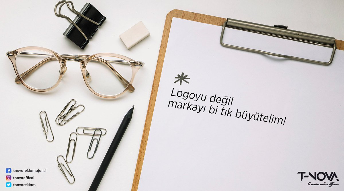 Çözüm logoyu değil markayı büyütmek!
Markanızı büyütmenin çözümü ise tnova.com.tr...

#tnova #reklam #reklamajansı #digital #media #marketing #digitalmarketing #graphic #graphicdesign