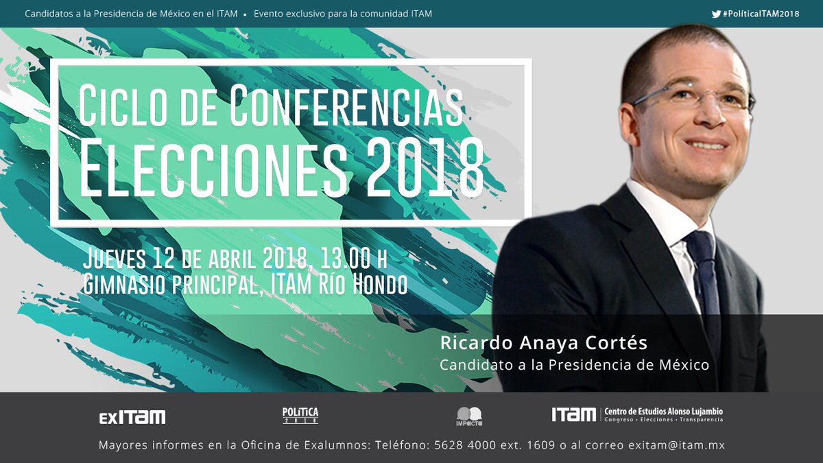 ConsejoImpacta's tweet photo. Les recordamos que el registro empieza a las 11:30. #PolíticaITAM2018 @CentroLujambio @ExITAM https://t.co/2keBDXgkT1