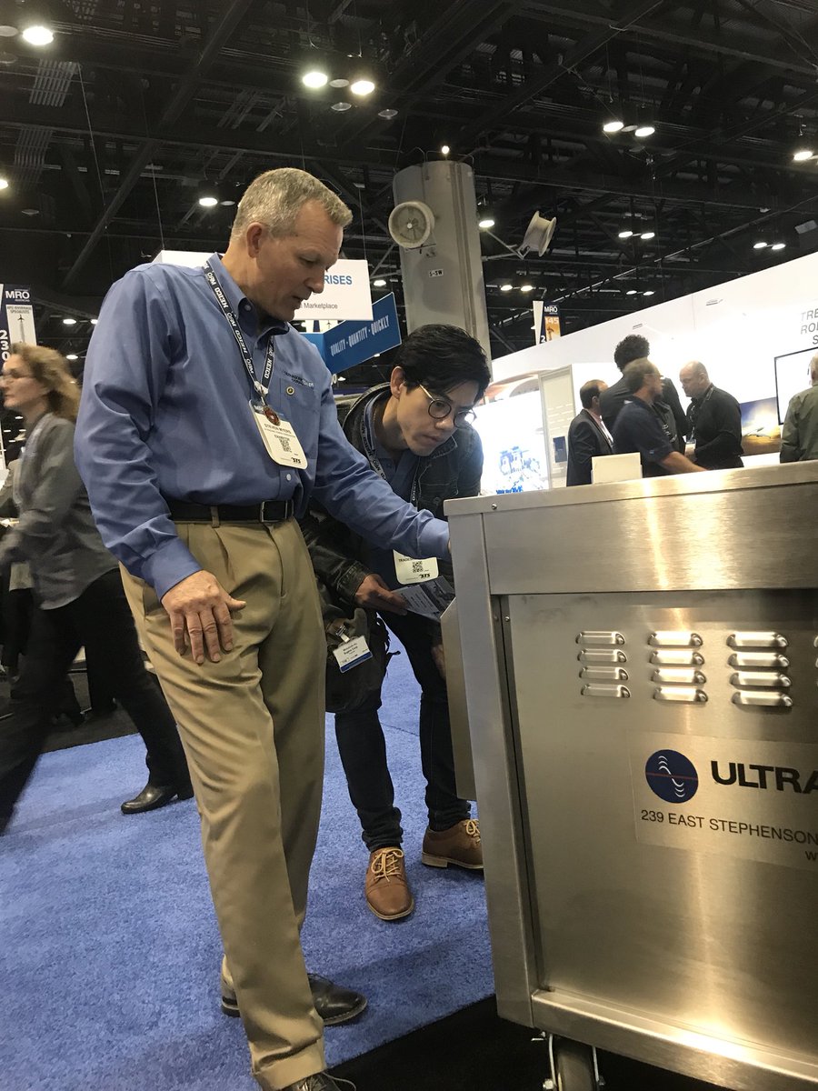 #MROAM Come and See the latest technology in Ultrasonic cleaning systems at Booth 2385
