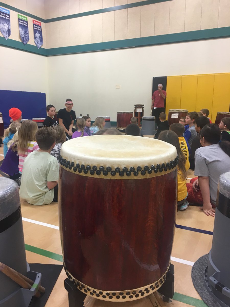 JACuddy's tweet photo. Hinode Taiko working with all our students today! #jacuddy #MusicInspiresLife #rrvsd https://t.co/QAKLQVU8MG