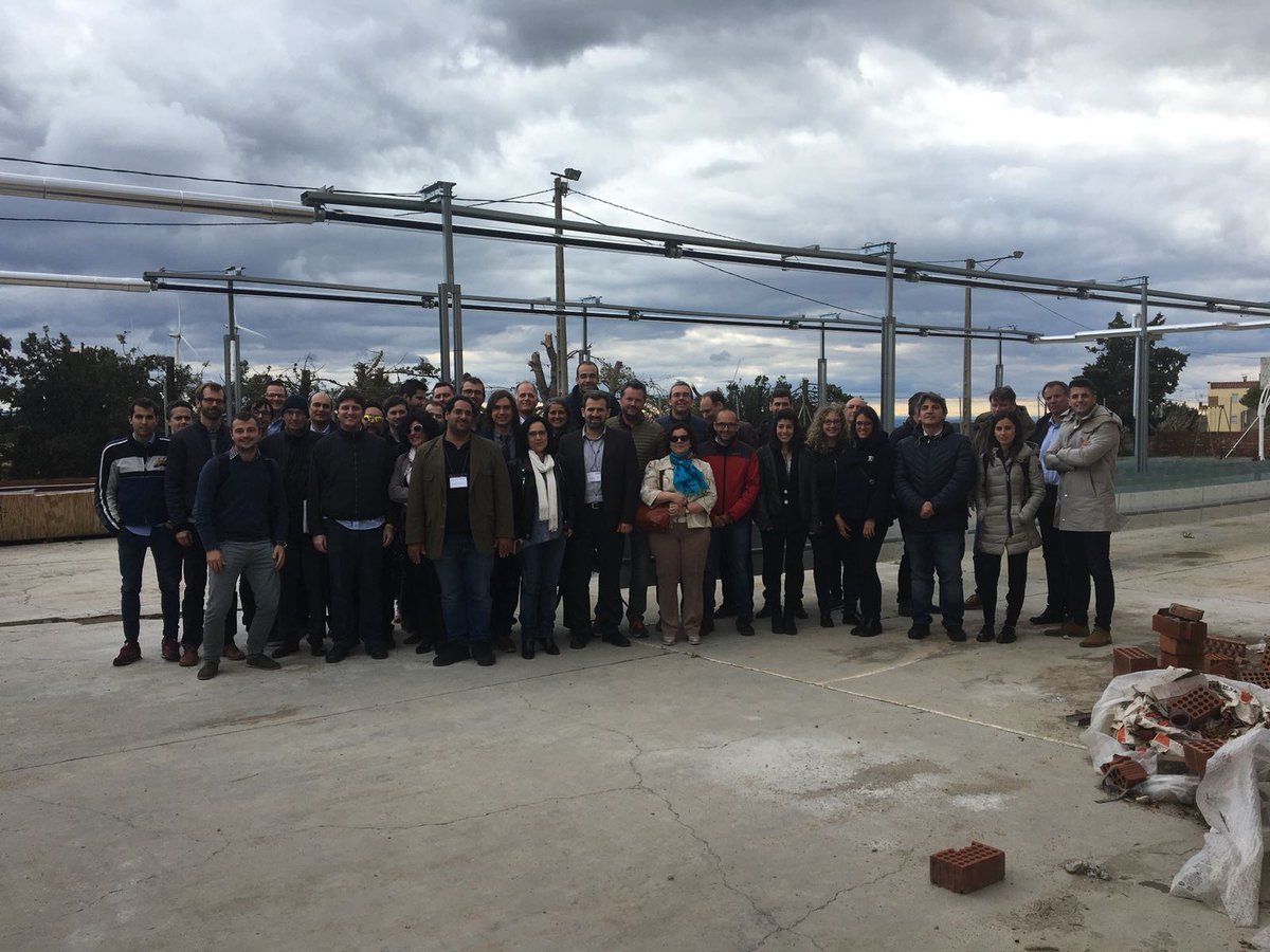HYBUILD consortium visit Almatret demo site <a href="/almia_energy/">Almia</a> <a href="/hybuild/">HYBUILD</a> <a href="/EU_H2020/">Horizon 2020</a> @LuisaFCabeza1 @almatret