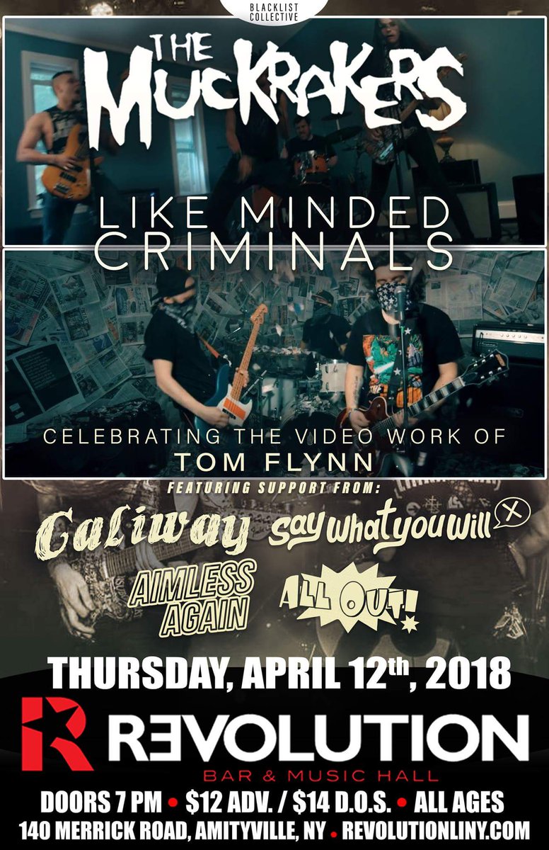 Our tour with <a href="/CaliwayBand/">Caliway</a> starts tonight in Long Island!