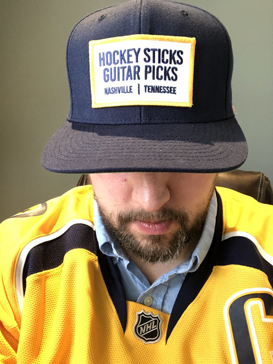 nashville predators guitar pick hat