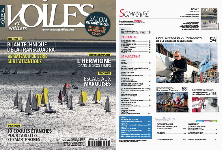Voiles_Voiliers's tweet image. Des #multicoques des bêtes de course, des grands voyages, des belles histoires, de la technique… Le n° 567 de Voiles et Voiliers sera en kiosque demain. En voici le sommaire et les vidéos bit.ly/2HzGbLz